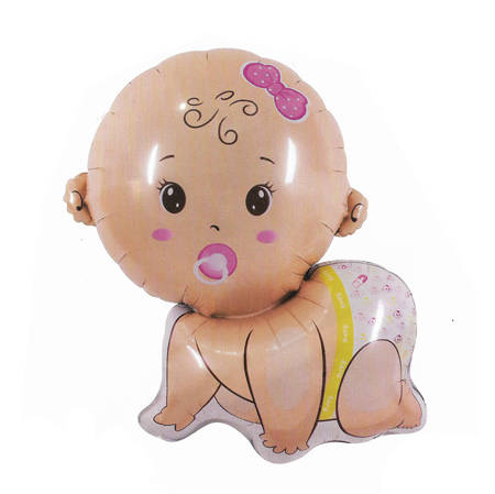 Foil Balloon "Baby Girl" (92X94cm)